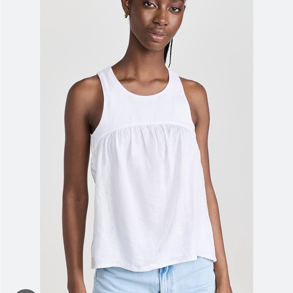 James Perse linen top L